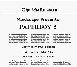 Paperboy 2 screenshot 3 for Super Nintendo